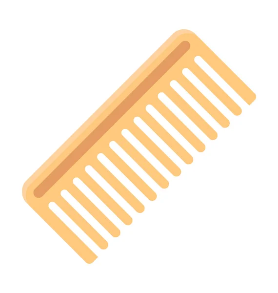 Comb Colored Vector Icon — Stock Vector