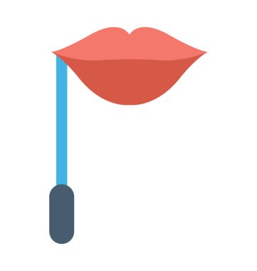 Parti Prop renkli vektör simgesi