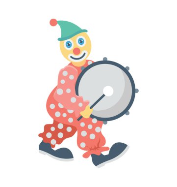 Davul sesi renkli vektör simgesi