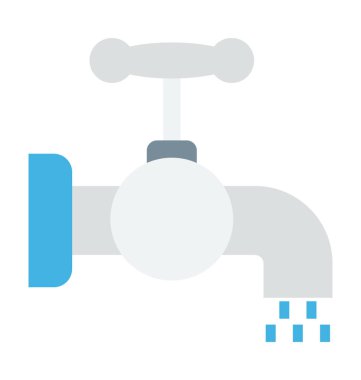 Su dokunun renkli vektör simgesi