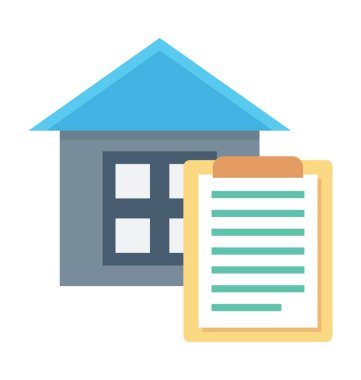 Özellik kağıtları renkli vektör simgesi