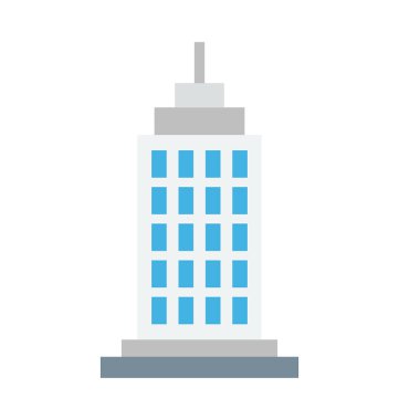 Manzarası renkli vektör simgesi