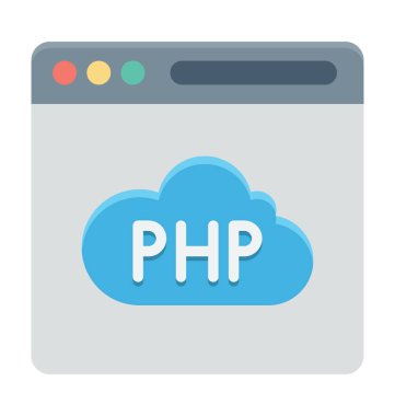 Php renkli vektör simgesi
