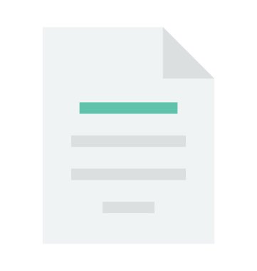     belge renkli vektör simgesi