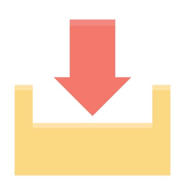 Download dosya renkli vektör simge