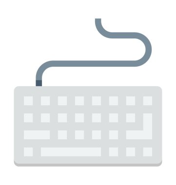 Vektör simge renkli klavye