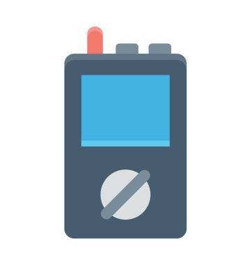 Gerilim ölçer renkli vektör simgesi