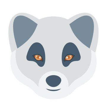 Fox renkli vektör simgesi