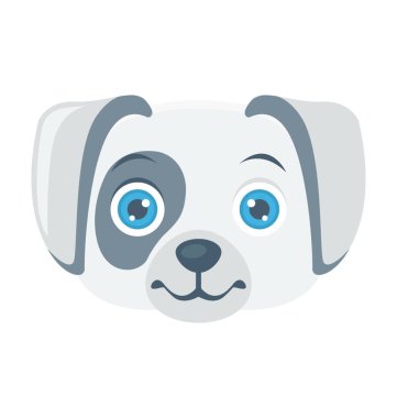 Foxhound renkli vektör simgesi