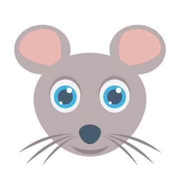 Fare renkli vektör simgesi