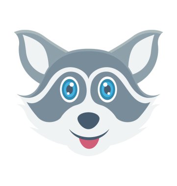 Fox renkli vektör simgesi