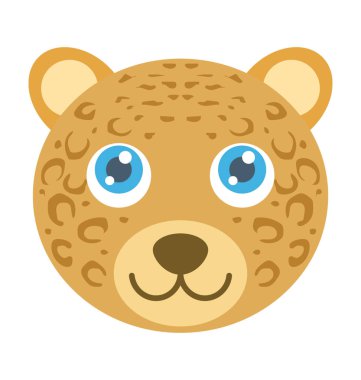 Renkli vektör simge ayı