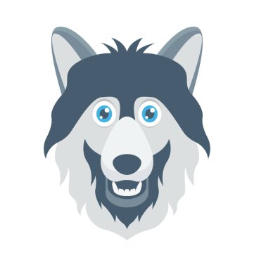 Kurt renkli vektör simgesi