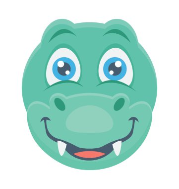 Su aygırı renkli vektör simgesi