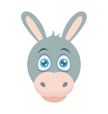 Katır renkli vektör simgesi