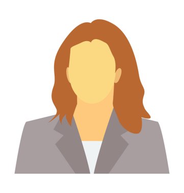 Kişisel asistan renkli vektör simgesi