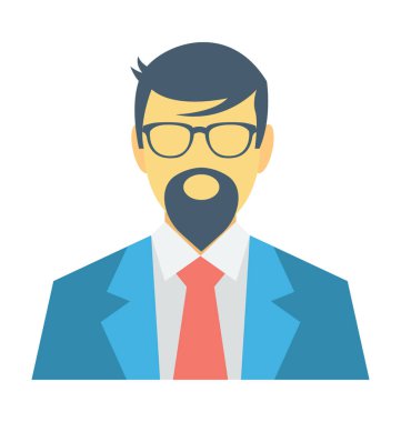 Yöneticisi renkli vektör simgesi