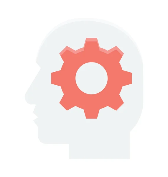 Brainstorm Színes Vector Icon — Stock Vector