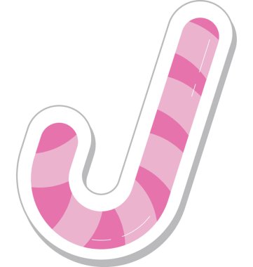 Şeker kamışı renkli vektör simgesi