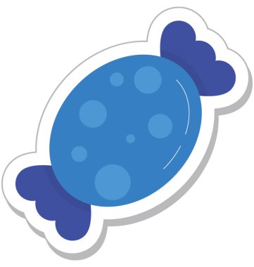 Şeker renkli vektör simgesi