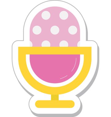 dondurma renkli vektör simgesi 