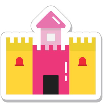 Kale renkli vektör simgesi