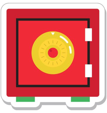 Soyunma renkli vektör simgesi