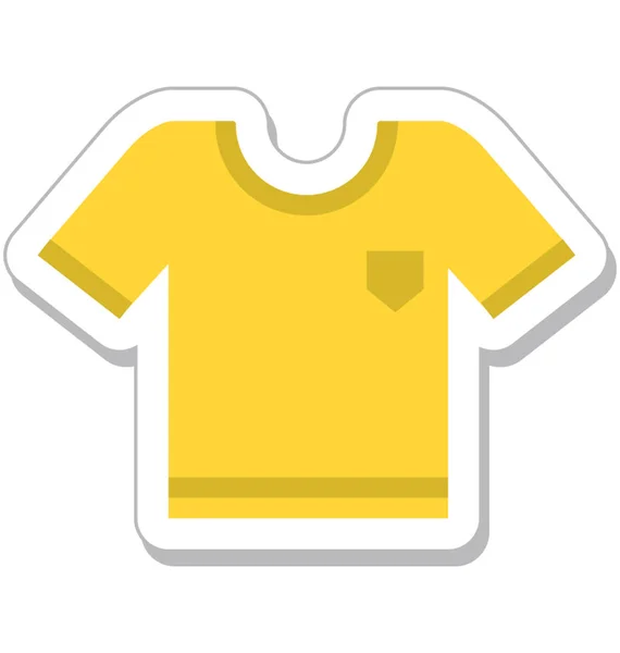 Shirt Barevné Vektorové Ikony — Stockový vektor