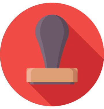 damga renkli vektör simgesi