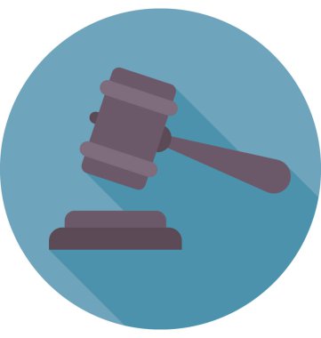 Açık artırma renkli vektör simgesi