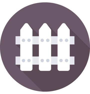 Çit renkli vektör simgesi