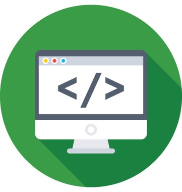 Renkli vektör simge kodlama