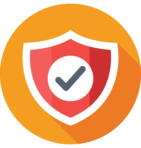 Security Colored Vector Icon — Stock Vector