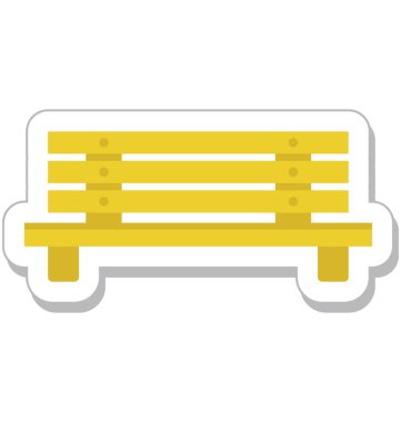 Tezgah renkli vektör simgesi