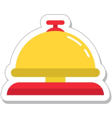 Tabağı renkli vektör simgesi