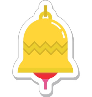 Bell renkli vektör simgesi