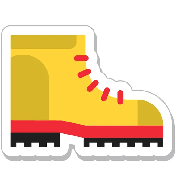 Shoes Colored Vector Icon — Stock Vector
