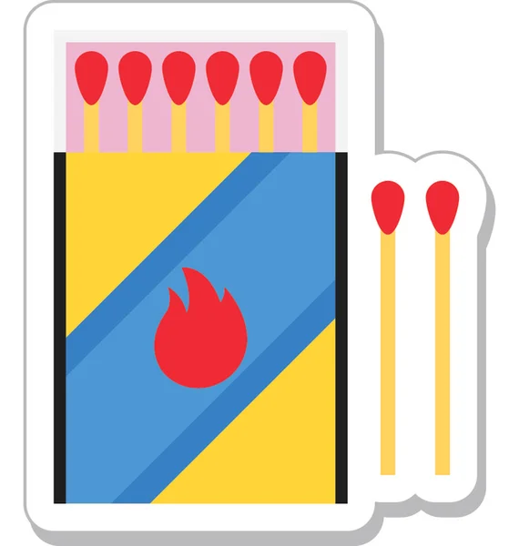 Matchbox Colored Vector Icon Vector Graphics