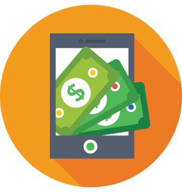 E ticaret renkli vektör simgesi