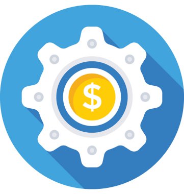 Yatırım planı renkli vektör simgesi