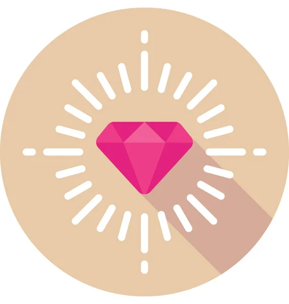 Diamant Gekleurde Vector Icon Rechtenvrije Stockvectors