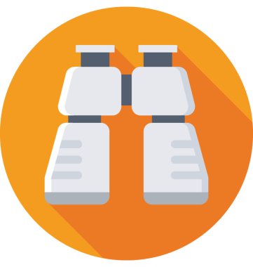 dürbün renkli vektör simgesi