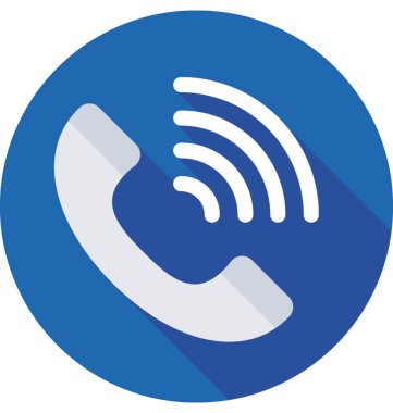 Zil renkli vektör simgesi