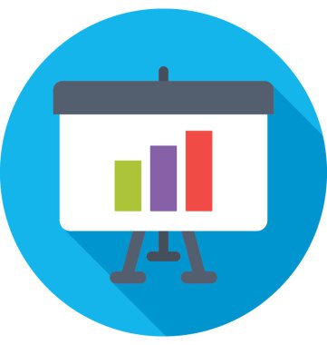 Sunuyu renkli vektör simgesi