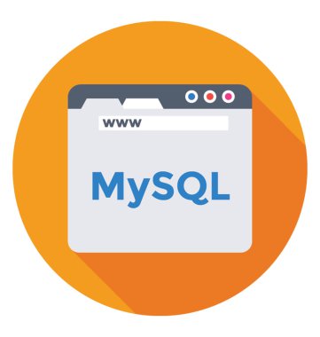 MySQL renkli vektör simgesi