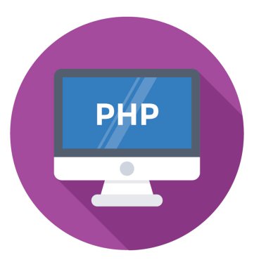 Php renkli vektör simgesi