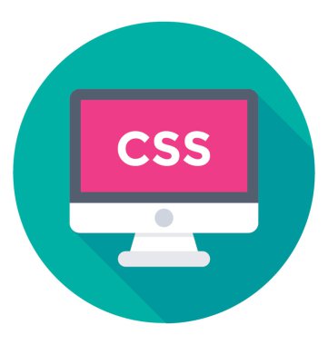 CSS renkli vektör simgesi