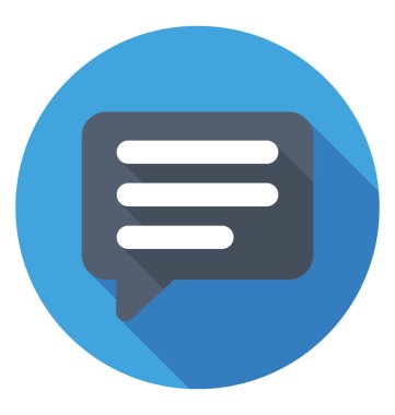 Sohbet Bubble renkli vektör simgesi