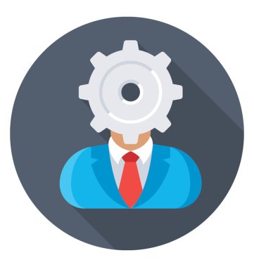 Yönetim renkli vektör simgesi