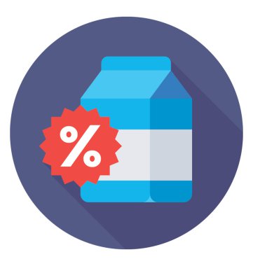 Renkli vektör simge indirim